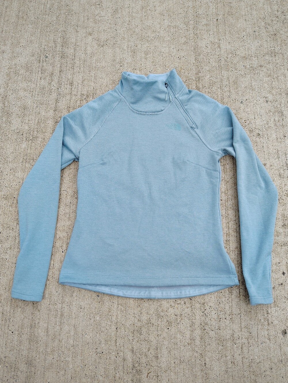 The North Face Women's Canyonlands Fleece 1/4 Zip Mock Neck Pullover S Sage